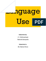Language Use in Writing