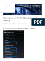 Kali Linux On Android Using Linux Deploy - Kali Linux