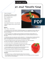Red Pepper and Tomato Soup: Ingredients