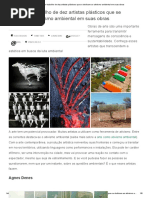 Conheça o Trabalho de Dez Artistas Plásticos Que Se Dedicam Ao Ativismo Ambiental Em Suas Obras