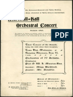Programa Orchestra 1910
