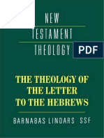 Barnabas Lindars The Theology of The Letter To Hebrews PDF