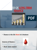 Sources of Finance