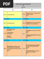 UFG- Calendário Programação