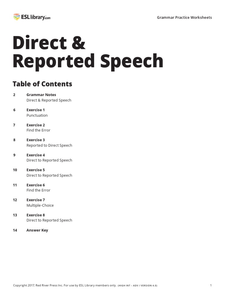 88 direct and reported speech us pdf quotation mark punctuation