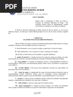 Lei 1643 de 2004 - Plano de Cargos e Carreira - Completo