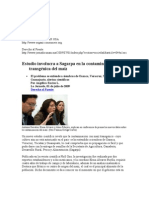 Estudio involucra a Sagarpa en la contaminación transgénica del maíz