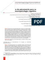 Contribuições Da Psicometria para Os Estudos em Neuropsicologia Cognitiva PDF