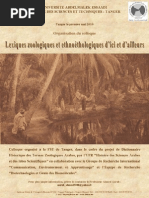 Colloque Aarab-Zoologie Poster