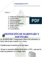 1- Hardware y Software