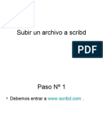 Como Subir Un Archivo A Scribd