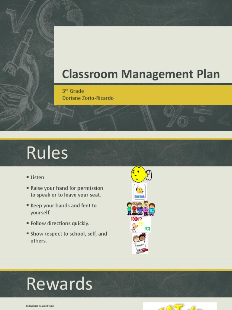 3rd Grade Classroom Management Plan | PDF | Teaching | Behavior ...