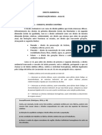 DIREITO AMBIENTAL - legislação básica - aula 01