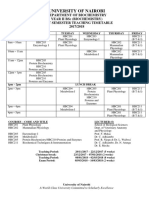 Year II Biochemistry Department 1st SemesterTeaching Timetable NOV 2017 - MARCH 2018s-1