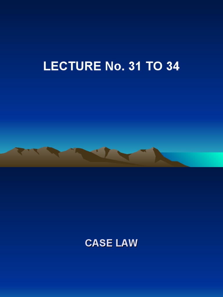 Lecture 31 34 (Revised) | PDF | Contempt Of Court | Advocate