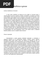 Spinoza, Metafísica, Carnaval e Gnose