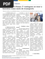 União 05-05-2017 - Mobilidade Urbana 5 vantagens ao usar a bicicleta como meio de transporte.pdf
