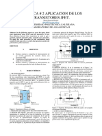 Aplicación de Los Transistores JFet