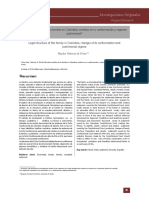Estructura Jurídica de La Familia en Colombia, Cambios en Su Conformación y Regimen PDF