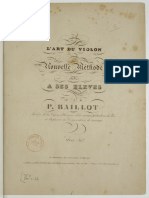 Baillot Art Du Violon BNF