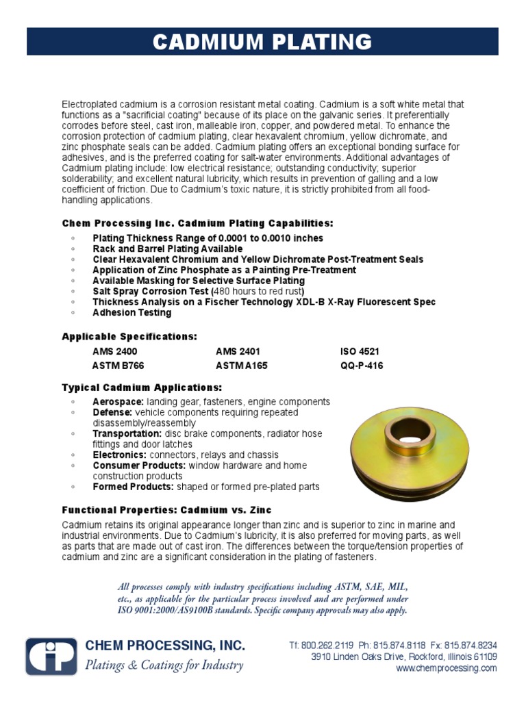 Cadmium PDF Cadmium Corrosion