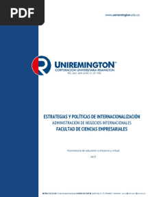 Estrategias y Politicas de Internacionalizacion-2017