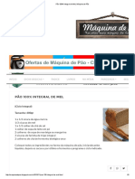 Pão 100% Integral de Mel - Máquina de Pão PDF