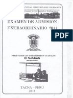 Examen Unjbg Extraordinario 2011