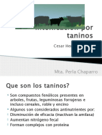 Intoxicación Por Taninos