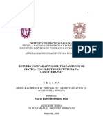 Estudio Comparativo Del Tratamiento de Ciatica Con Electroacupuntura PDF