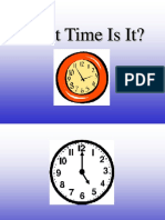 What Time is It Telling Time to the Hour and Halfhour