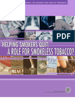 Helping Smokers Quit: A Role For Smokeless Tobacco?