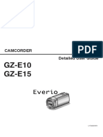 GZ-E10 GZ-E15: Camcorder Detailed User Guide