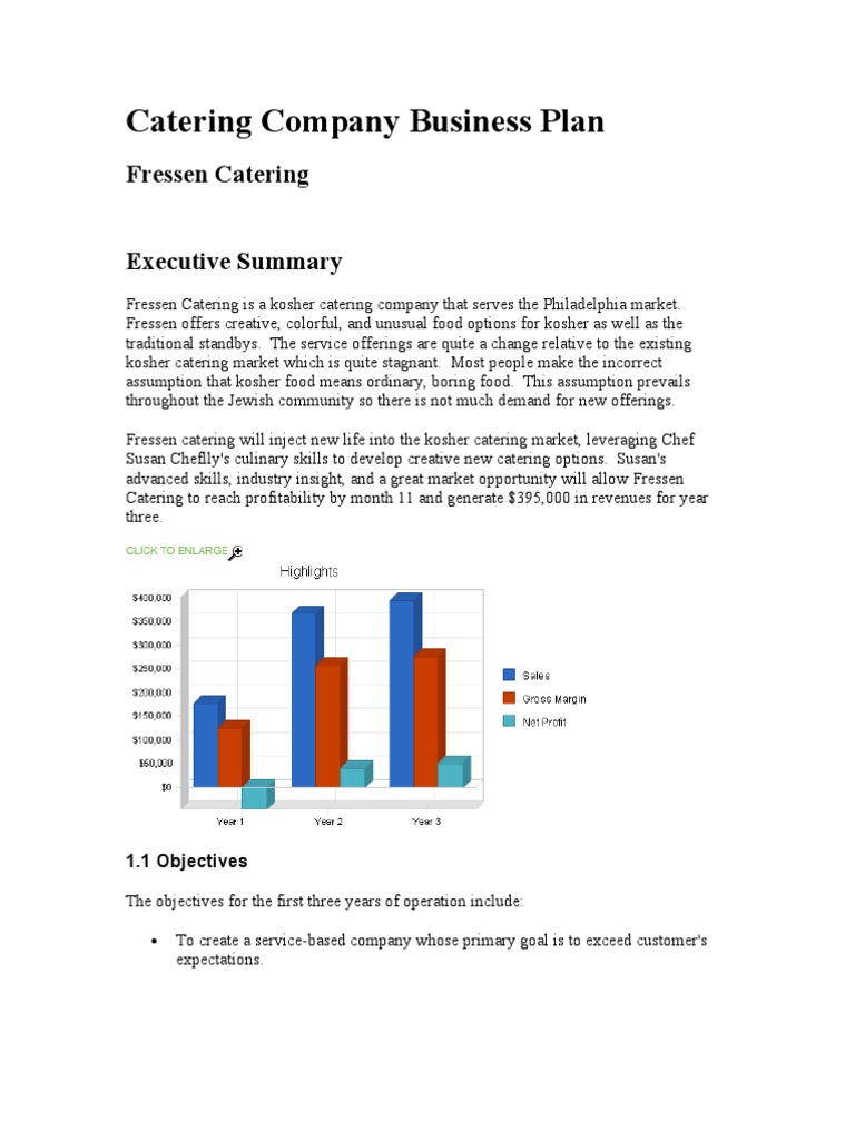 Catering Company Business Plan | PDF | Value Added Tax | Balance Sheet