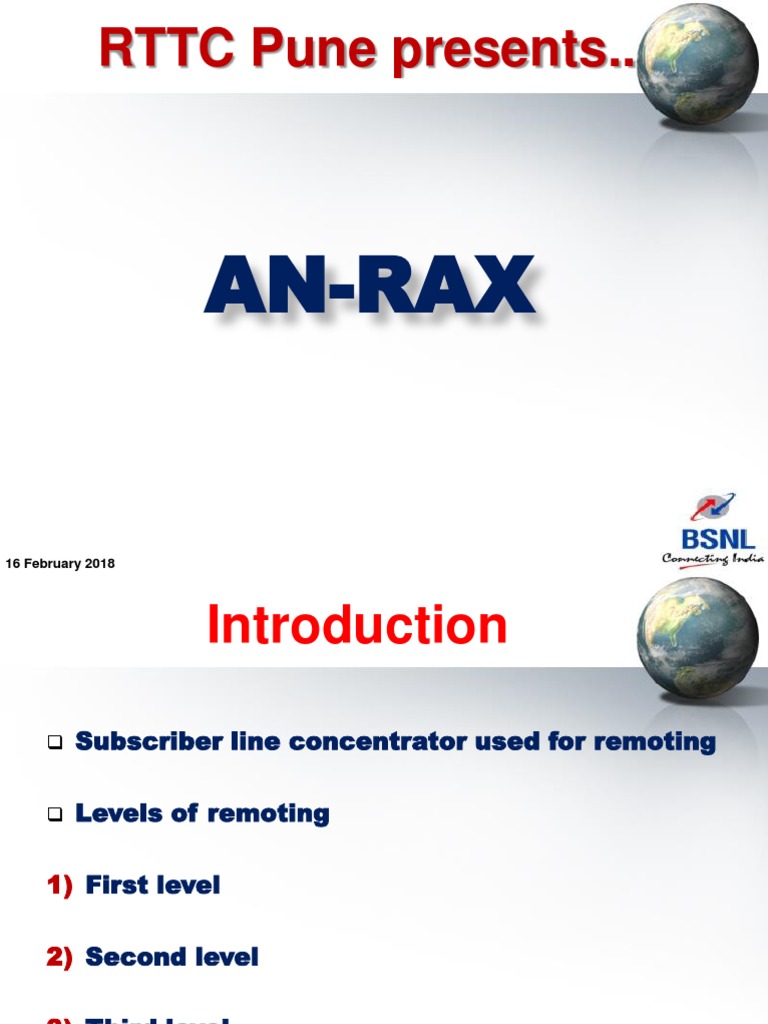 RTTC Pune Presents..: An-Rax | PDF | Communications Protocols | Public ...