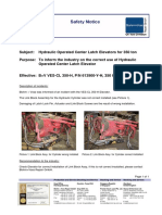 No.2-Safety Notice - Hydraulic Drill Pipe Elevator, Correct Use