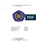 Sistem Informasi Manajemen Produksi Perusahaan Batik