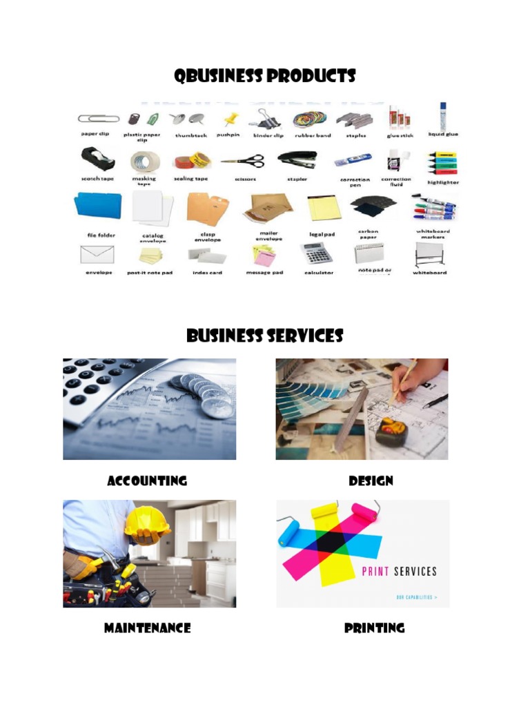 Business Products and Services Overview | PDF | Computers