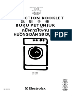 Instruction Booklet Buku Petunjuk: Washing Machine Mesin Basuh