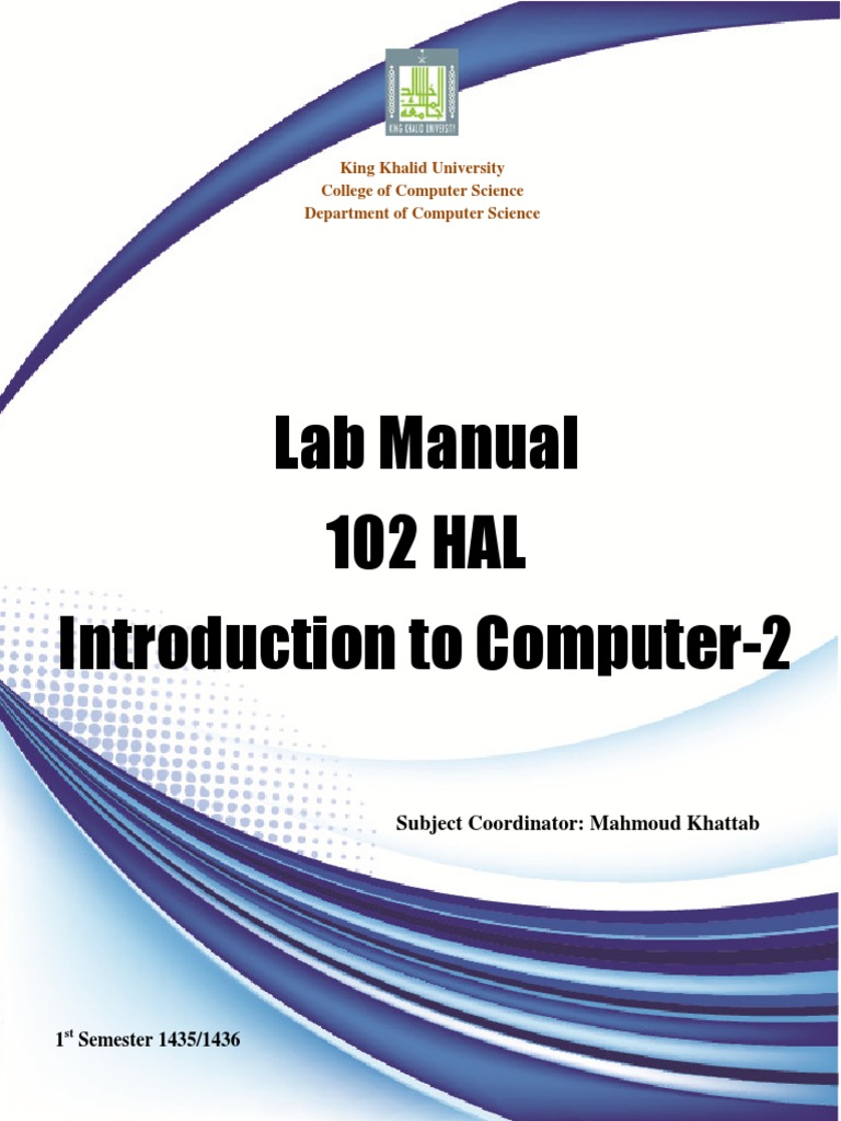 HAL 102 - Lab | PDF | Computer Program | Programming