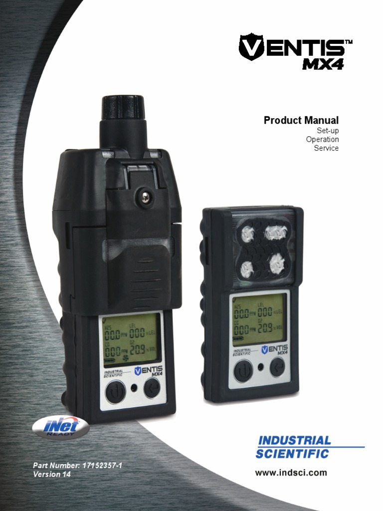 Industrial Scientific – Ventis MX4 with Lithium-Ion Extended Range