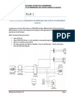Experiment No# 1: Use of Power Components in Simulink and Study of Different Faults