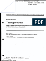 Testing Concrete: BS 1881: Part 209: 1990