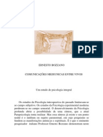 BOZZANO, Ernesto - Comunicações Mediúnicas Entre Vivos