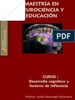 Desarrollo Cognitivo y Fctores de Influencia - Sandra Montenegro