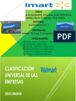 Wal-Mart Proceso Administrativo Generalidades