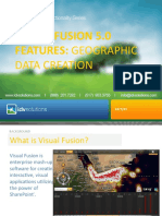 Visual Fusion 5.0 Features: Geographic: Data Creation