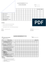 Bluskies Engineering PVT LTD: Acp Panel Inpection Report