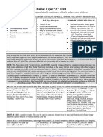 Blood Type A Diet PDF