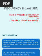 Topic 2-Proceedings in Company Liquidation - PPTX Latest